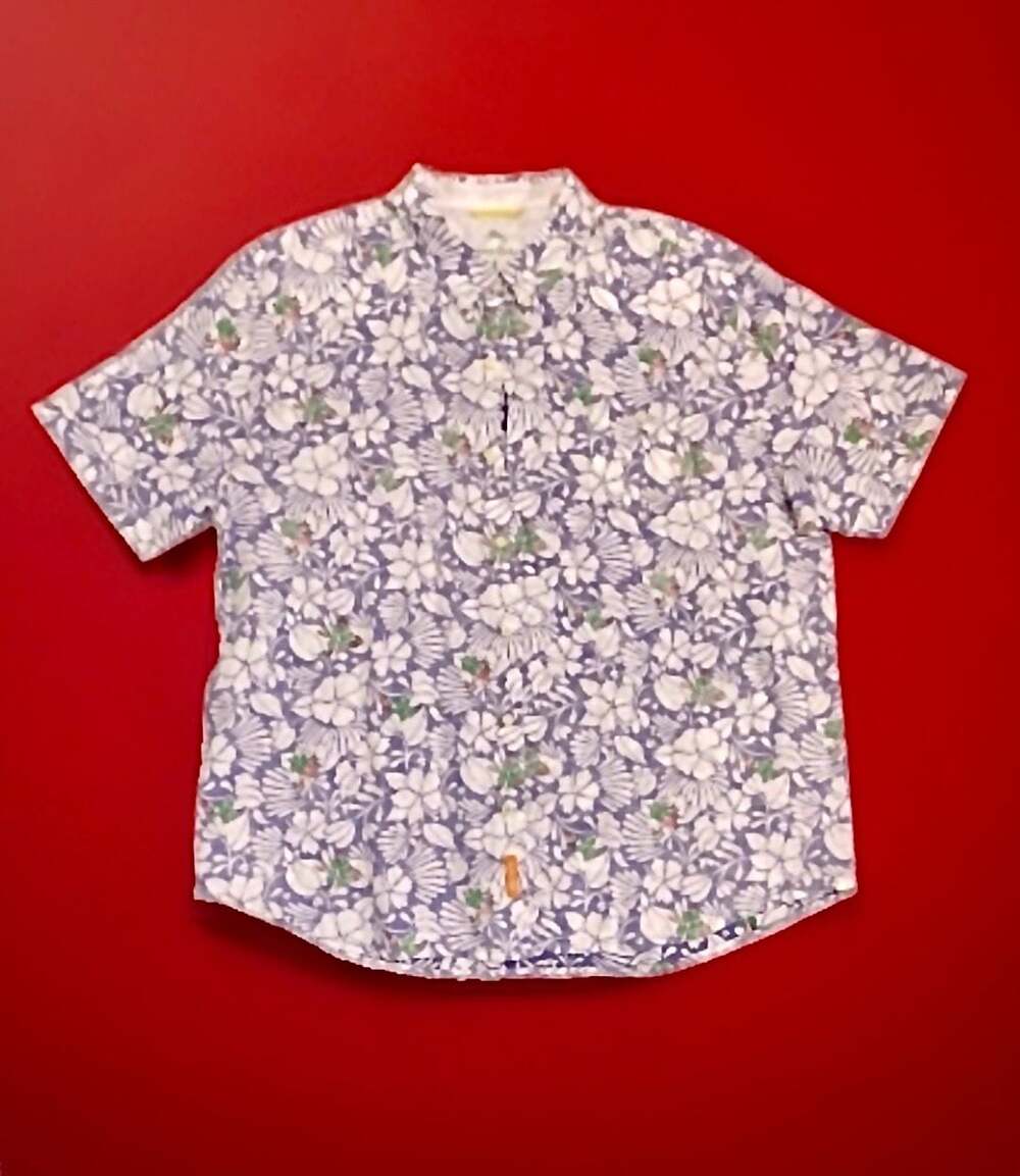NWT Tommy Bahama Palermo Breezer 100% Linen Floral Short Sleeve Shirt - original